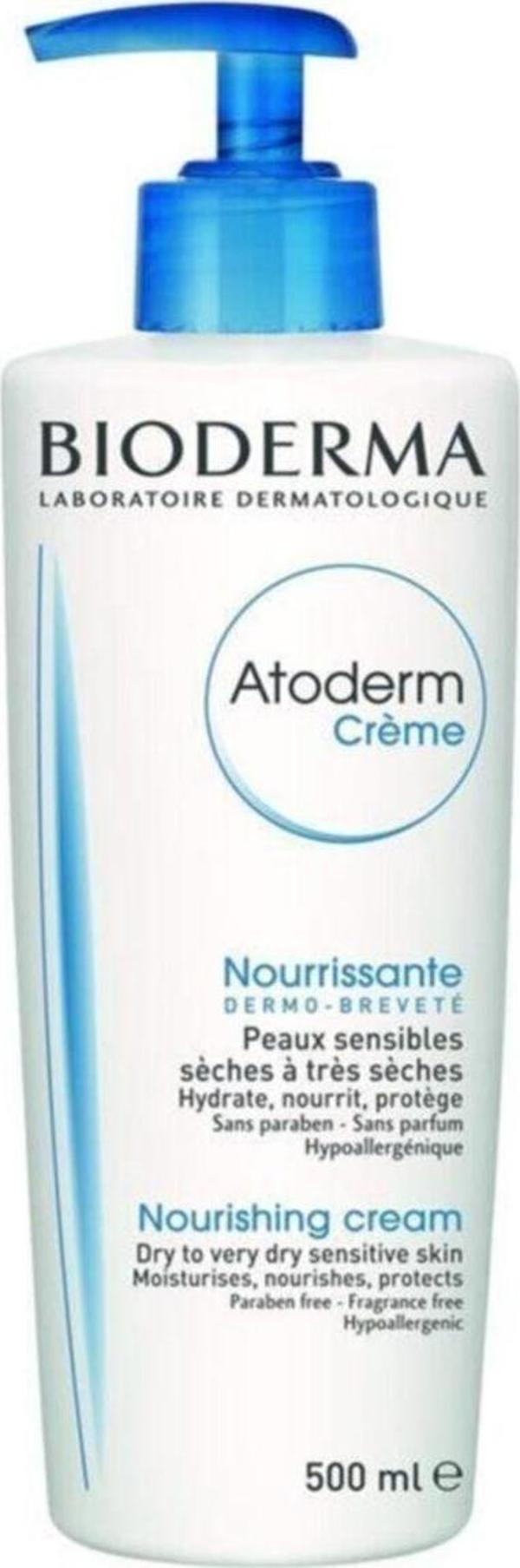 Bioderma Atoderm Cream Kuru Ciltler Için Nemlendirici Krem 500 ml - Image 1