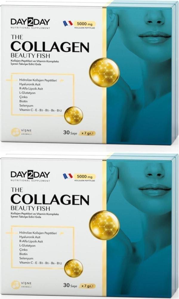 DAY2DAY The Collagen Beauty Fish 30 Saşe 2 Adet - Image 1