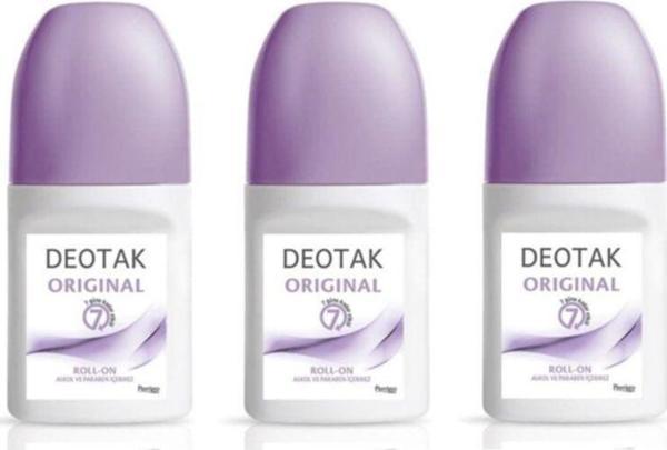 Deotak Roll-on Original Mor 35ml 3 Adet - Image 1