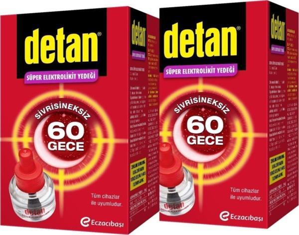 Detan Süper Elektrolikit Yedek 60 Gece x 2 Adet - Image 1