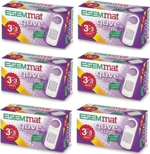 Esemmat Güve Stop ( 3 Askı 3 Çekmece ) 6' Lı Paket - Image 1