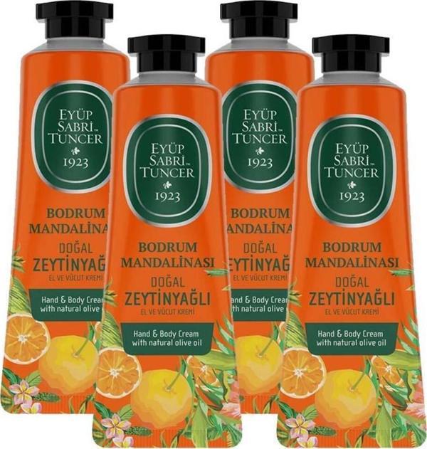 Eyüp Sabri Tuncer El Ve Vücut Kremi Bodrum Mandalinası 50 ml X 4 - Image 1