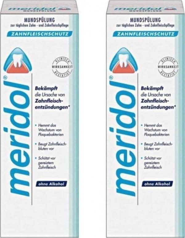 Meridol Ağız Bakım Suyu 400 ml  2 Adet - Image 1
