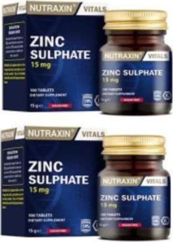 Nutraxin Zinc 15 Mg 100 Tablet X2 - Image 1