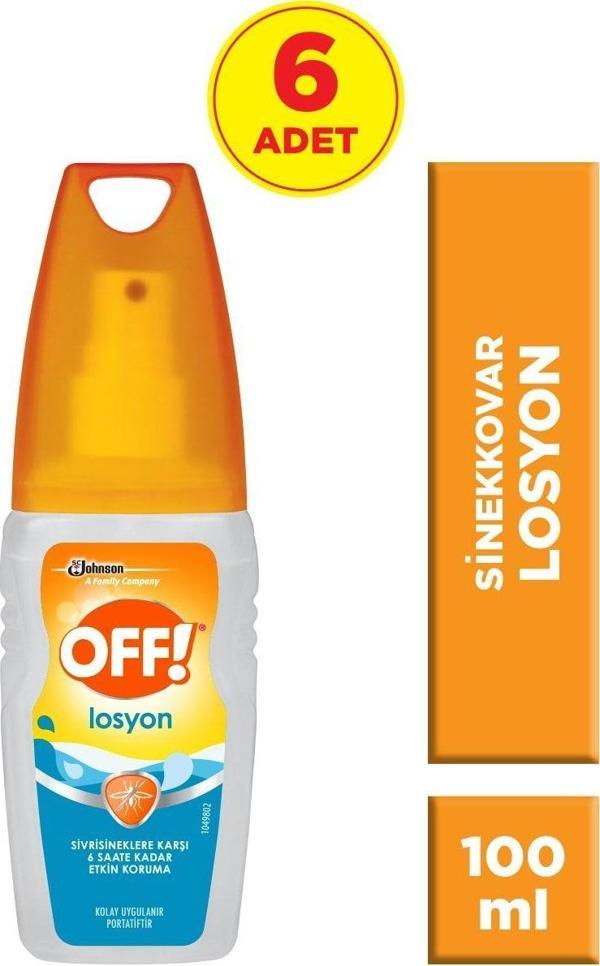 OFF Losyon, 100 Ml, 6 Saate Kadar Etki (sivrisineklere Karşı) X6 - Image 1