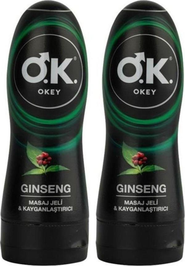 Okey Masaj Jeli & Kayganlaştırıcı Jel Gınseng 200 Ml 2 ADET - Image 1
