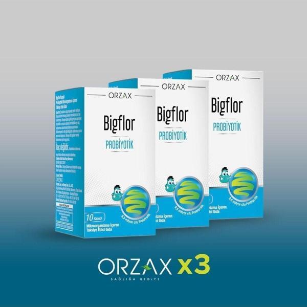 Orzax Ocean Bigflor Probiyotik 10 Kapsül x 3 Paket - Image 1