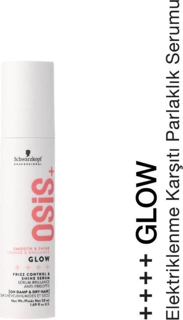 Osis Glow Elektriklenme Karşıtı Parlaklık Serumu 50ml | Saçı Ağırlaştırmaz Silikon Içermez - Image 1