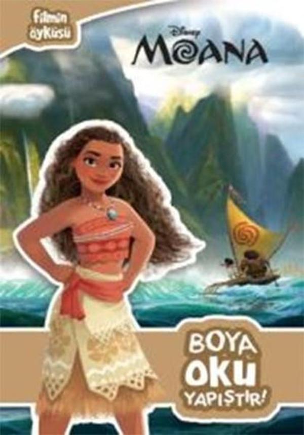 Disney Moana Boya Oku Yapıştır - Doğan ve Egmont Yayıncılık - Image 1