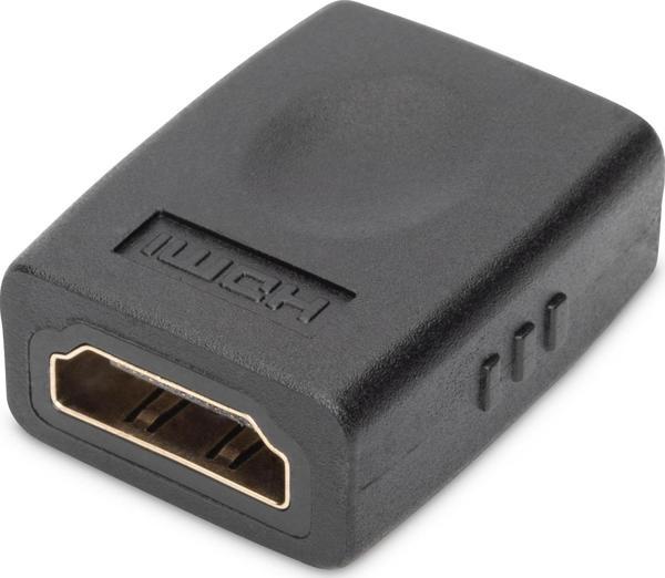Digitus HDMI Adaptör, HDMI A (19 pin) Dişi - HDMI A (19 pin) Dişi, Ultra HD 60p, siyah renk&lt;br&gt - Image 1