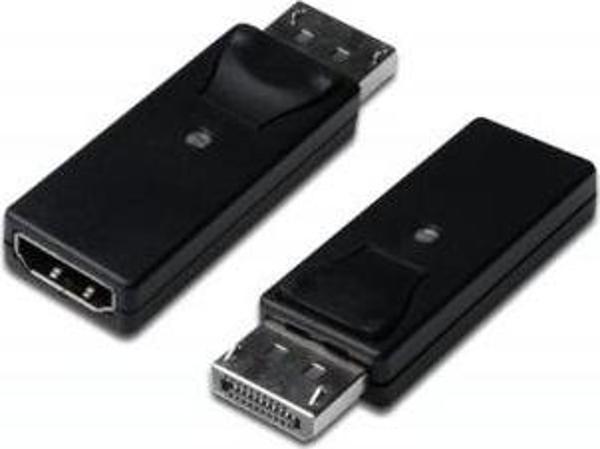 DisplayPort (DP) &lt;-&gt; HDMI Adaptörü, DP Erkek &lt;-&gt; HDMI A Dişi, DP 1.1a uyumlu, Plastik, S - Image 1