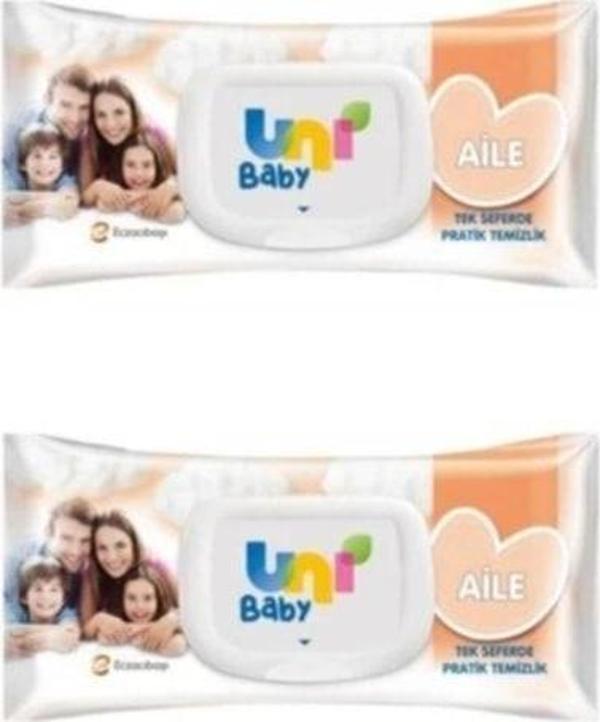 Uni Baby Aile Islak Mendili 90 Lı Aile X 2 Paket - Image 1
