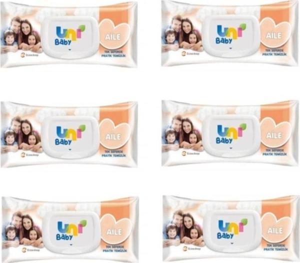 Uni Baby Aile Islak Mendili 90 Lı Aile X6 - Image 1