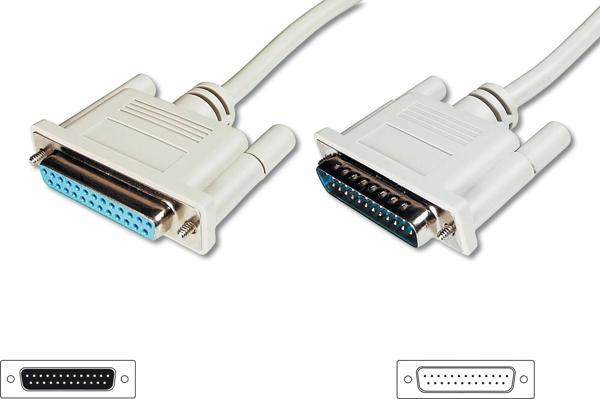 Veri Transfer Uzatma Kablosu, D-Sub 25 Erkek - D-Sub 25 Dişi, 10 metre, CU, AWG28, tek kat zırhlı, n - Image 1