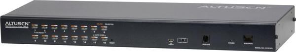 16 Port Cat 5 High-Density KVM over IP Switch - Image 1