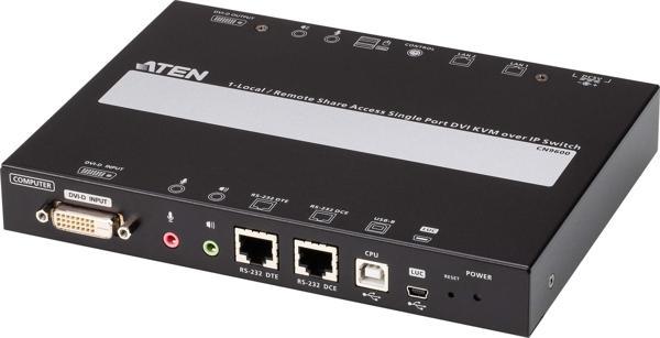 1-Local/Remote Share Access Single Port DVI KVM over IP Switch - Image 1