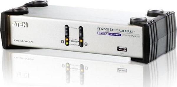 2 Port USB VGA Dual View KVMP™(Keyboard/Video Monitor/Mouse) Periferi (Çevre Cihazlarla (USB) Bağlan - Image 1