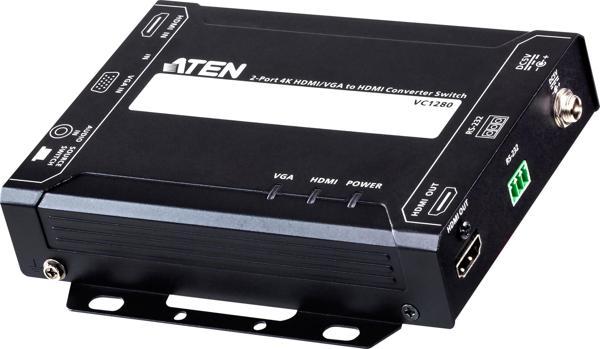 2-Port 4K HDMI/VGA &lt;-&gt; HDMI Çevirici Switch&lt;br&gt;2-Port 4K HDMI/VGA to HDMI Converter Swit - Image 1