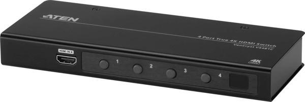4-Port True 4K (4K x 2K) HDMI Switch, uzaktan kumanda ürünle birlikte gelmektedir - Image 1