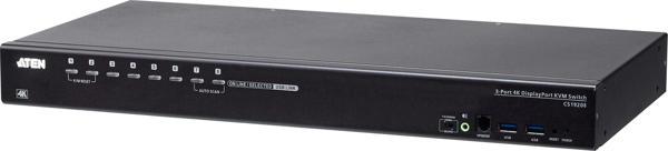 8-Port USB 3.0 4K DisplayPort KVM Switch - Image 1
