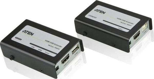HDMI USB Mesafe Uzatma Cihazı (HDMI USB Extender), Alıcı (Receiver) ve Verici (Transmitter) Birim da - Image 1