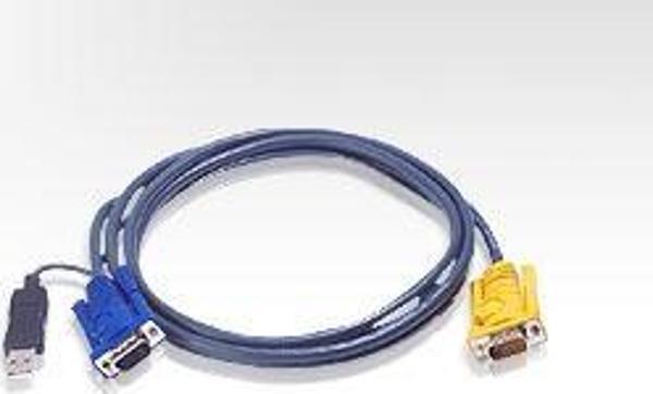 USB KVM (Keyboard/Video Monitor/Mouse) Switch İçin Kablo, 1.80 metre, 1 x SPHD-15 Erkek &lt;-&gt; 1  - Image 1