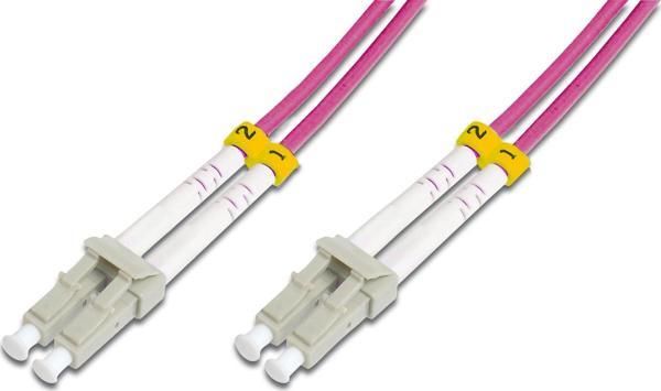 Beek LC-LC Fiber Optik Patch Kablo, Multimode OM 4 50/125 Duplex, 3.0mm, LSZH, 8 metre - Image 1
