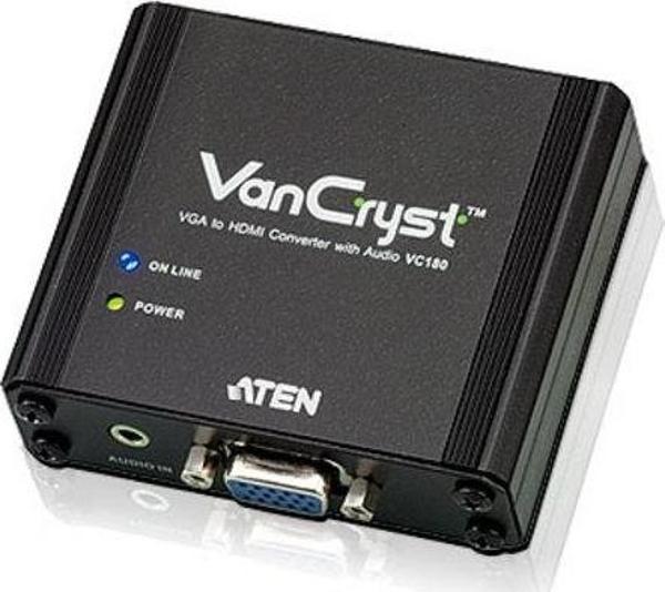 VGA/Ses &lt;-&gt; HDMI Sinyal Çeviricisi (VGA to HDMI Converter with Audio) - Image 1