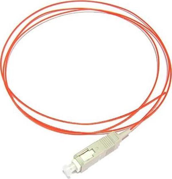 Beek SC/UPC Fiber PigTail, 62.5/125 µ, Multimode, 0.9mm, Simplex, OM1, LSZH, 1 metre - Image 1