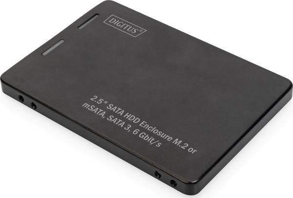 Digitus 2,5&quot; SATA HDD Kutusu M.2 ya da mSATA 2,5&quot; SATA HDD Enclosure M.2  - Image 1