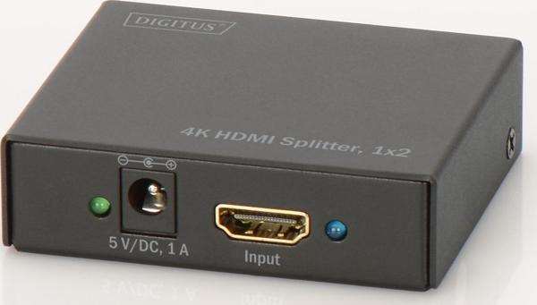 Digitus 4K 2&#039;li HDMI Video Çoklayıcı, 4K2K, 3D görüntü desteği, 4096 x 2160 piksel çözünürlük,  - Image 1