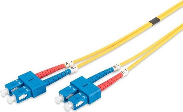 Digitus SC-SC Fiber Optik Patch Kablo, 10 metre, Singlemode, Duplex, 09/125 - Image 1