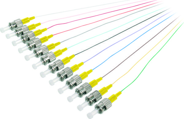 Digitus ST/PC Fiber PigTail, Semi Tight Buffer, 9/125 µ DIN IEC 304 renk kodlu, singlemode, uzunluk  - Image 1