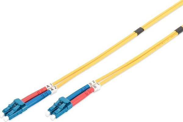 Digitus LC-LC Fiber Optik Patch Kablo, 2 metre, Singlemode, Duplex, 09/125 - Image 1