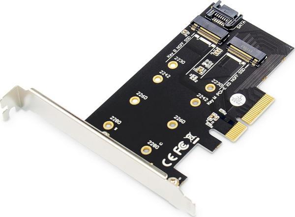 Digitus M.2 NGFF / NVMe SSD PCI Express 3.0 (x4) Kart M.2 NGFF / NVMe SSD PCI Expre - Image 1