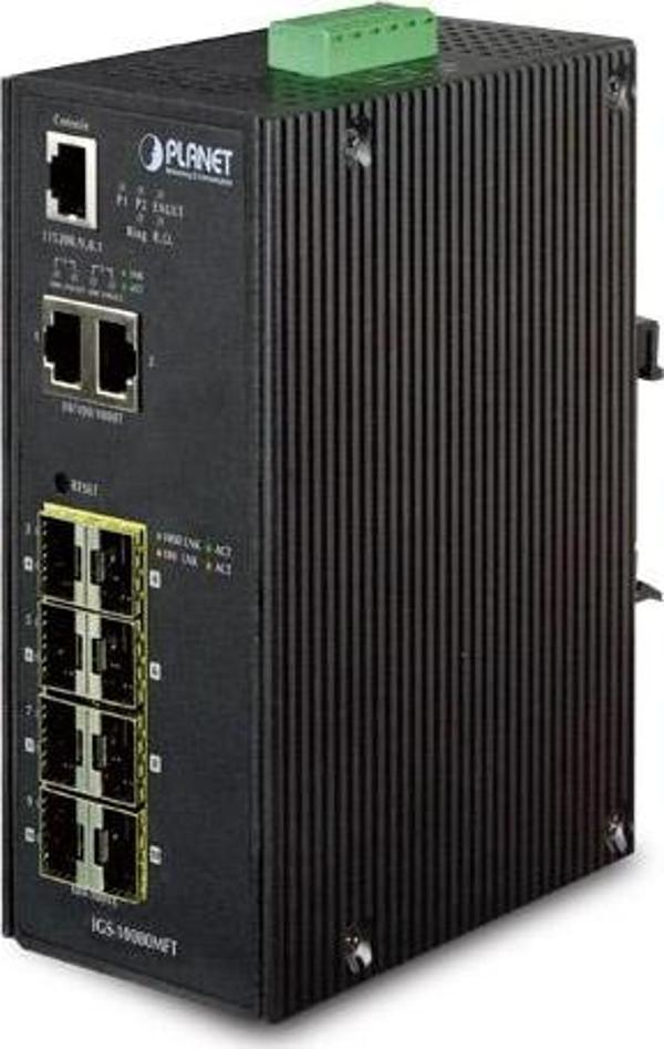 Endüstriyel Tip Yönetilebilir Switch (Industrial Managed Switch)&lt;br&gt;8 x 100/1000Base-SX/LX min - Image 1