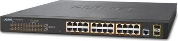 Gigabit PoE Yönetilebilir Switch (Gigabit PoE Managed Switch)&lt;br&gt;24-Port 10/100/1000Base-T IEE - Image 1