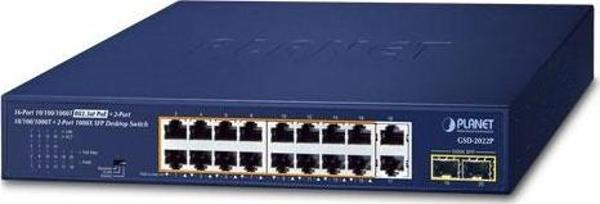 Yönetilemeyen Masaüstü Tip Switch (Unmanaged Desktop Switch)&lt;br&gt;16-Port 10/100/1000T 802.3at/a - Image 1
