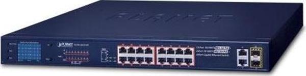 Yönetilemeyen Switch (Unmanaged Switch)&lt;br&gt;12-Port 10/100TX 802.3af/at PoE+ Injector (port-5 i - Image 1