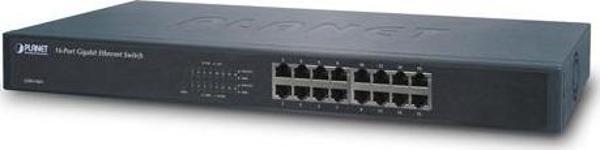Yönetilemeyen Switch (Unmanaged Switch)&lt;br&gt;16 Port 10/100/1000Base-T - Image 1