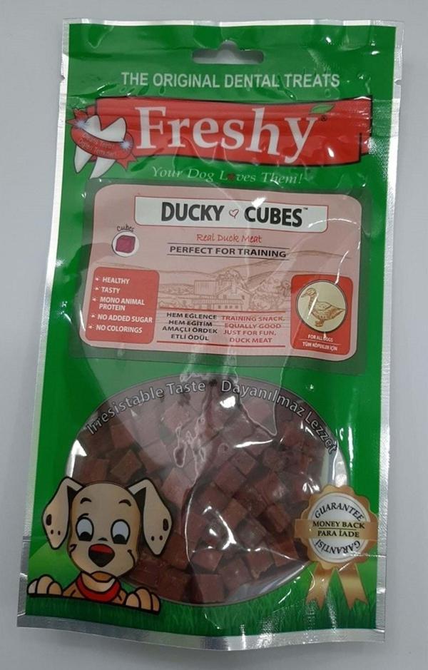 Freshy Ducky Cubes Taze Ördek Etinden Küp Ödül Maması - Image 1