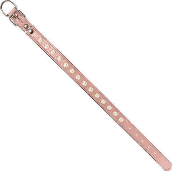 Glipet  Pembe İncili Destekli Boyun Tasması 2x40 Cm - Image 1
