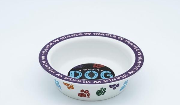 Glipet Seramik Köpek Mama Ve Su Kabı Dog 20x5cm - Image 1