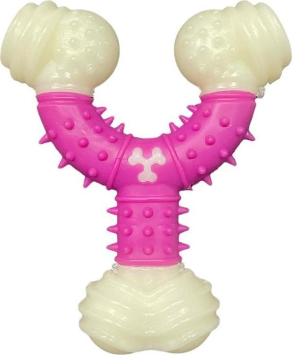 Glipet Y Şekilli Kemik Köpek Oyuncağı 12cm Mor - Image 1
