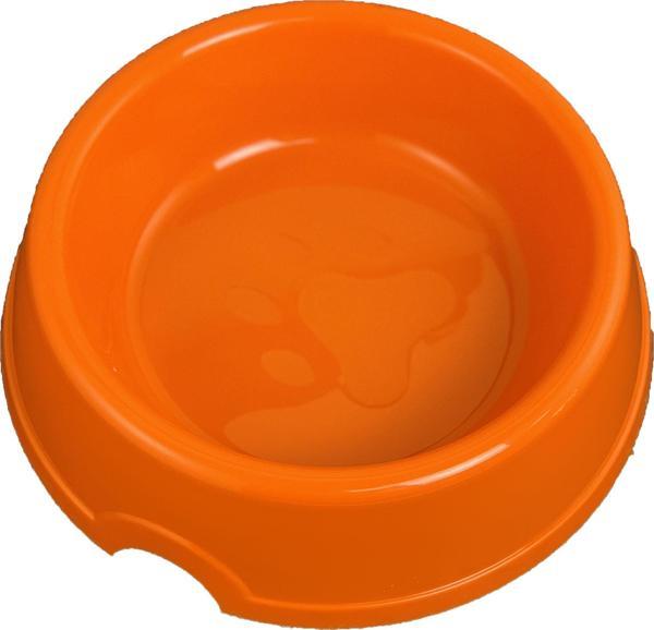 Miapet Patili Plastik Kedi-Köpek Mama ve Su Kabı 400 ML Turuncu - Image 1