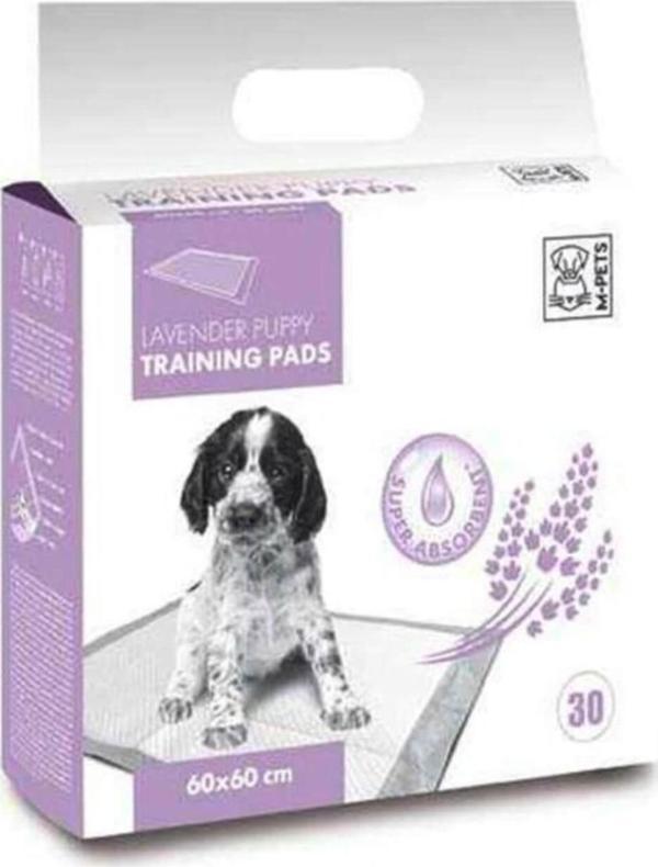 M-Pets Yavru Köpek Çiş Pedi Lavanta Kokulu 60x60 cm 30 Adet - Image 1