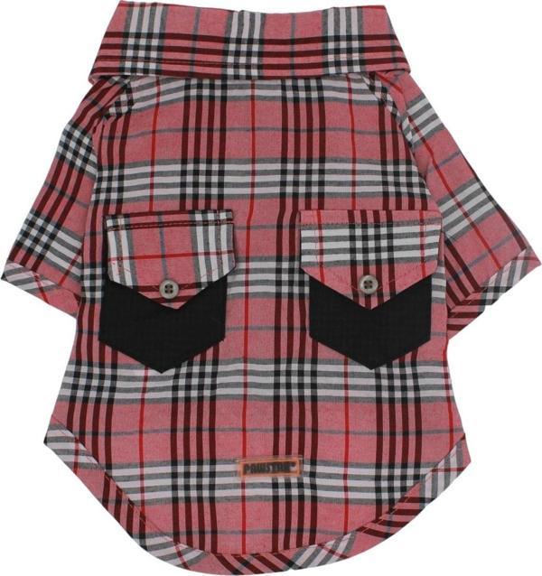 Pawstar Red Plaid Kırmızı Ekose Büyük Köpek Gömleği Köpek Kıyafeti 4XL - Image 1
