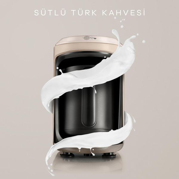 Karaca Hatır Hüps Sütlü Türk Kahve Makinesi Iconic Beige - Image 1