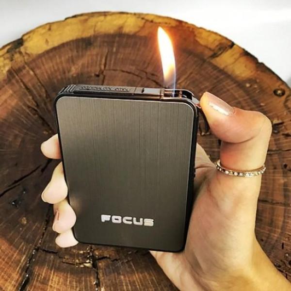 Kişiye Özel CAKMAKLI KISA SLİM SİGARA KUTUSU FOCUS - Image 1