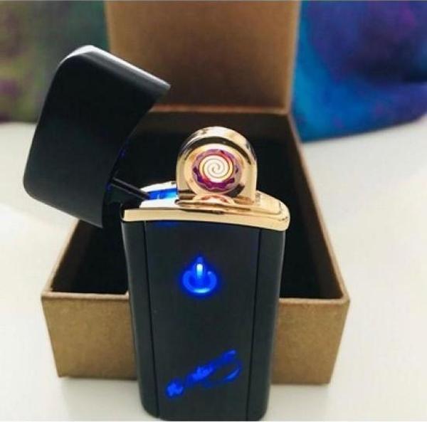 Kişiye Özel DOKUNMATİK USB ATATÜRK İMZALI YAZILI ŞARJLI ÇAKMAK - Image 1